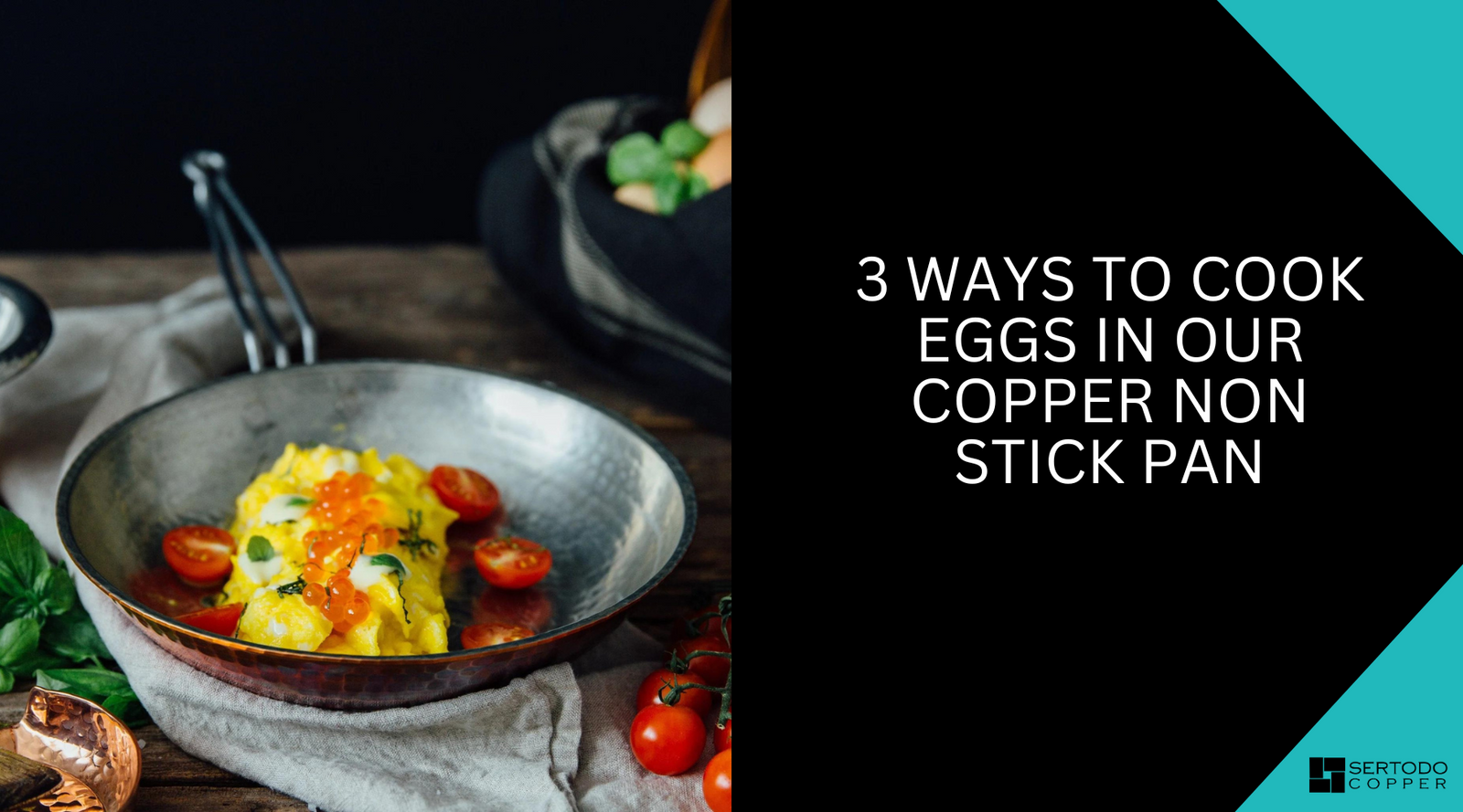Copper Non Stick Pan Cooking Eggs