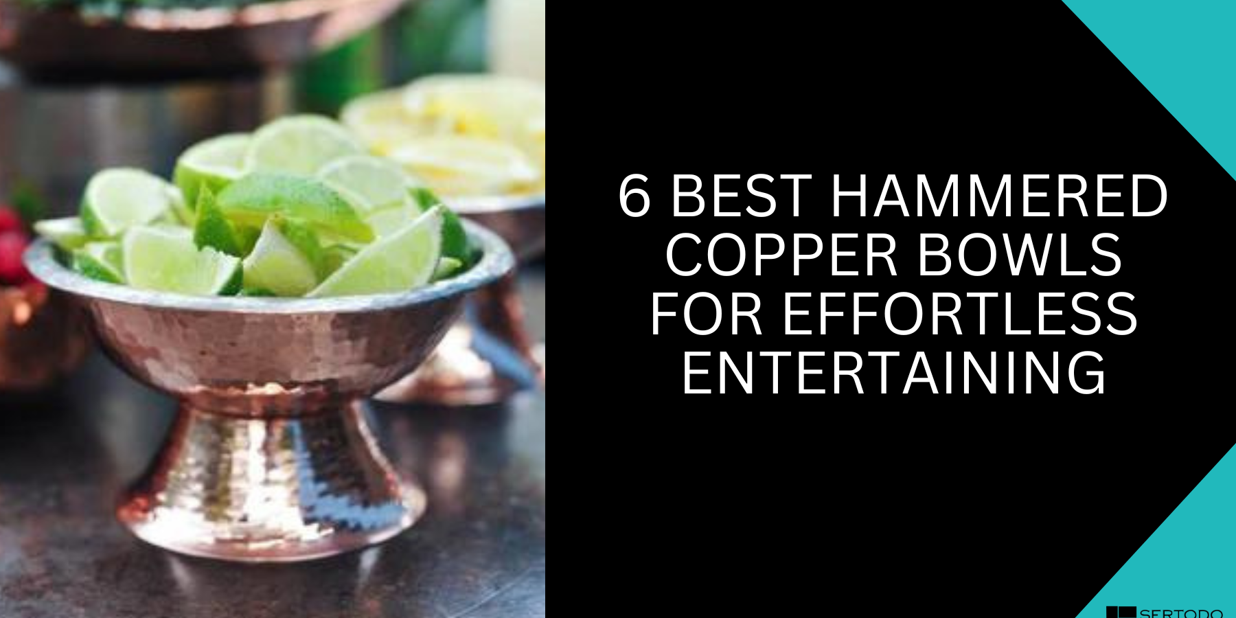 Hammered Copper Bowls For Entertaining