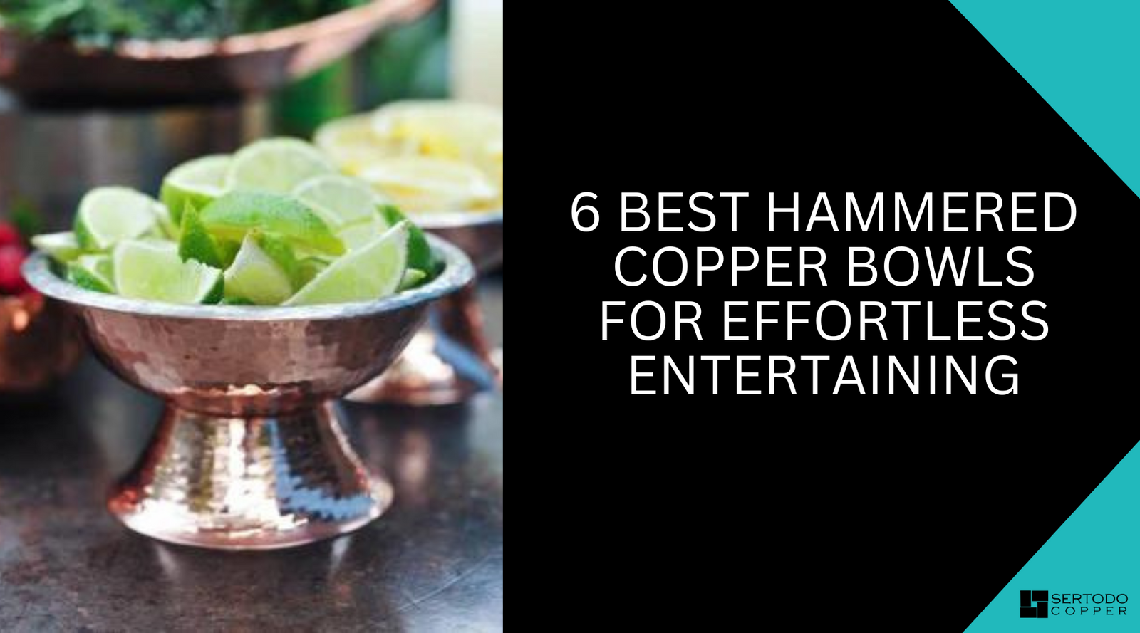 Hammered Copper Bowls For Entertaining