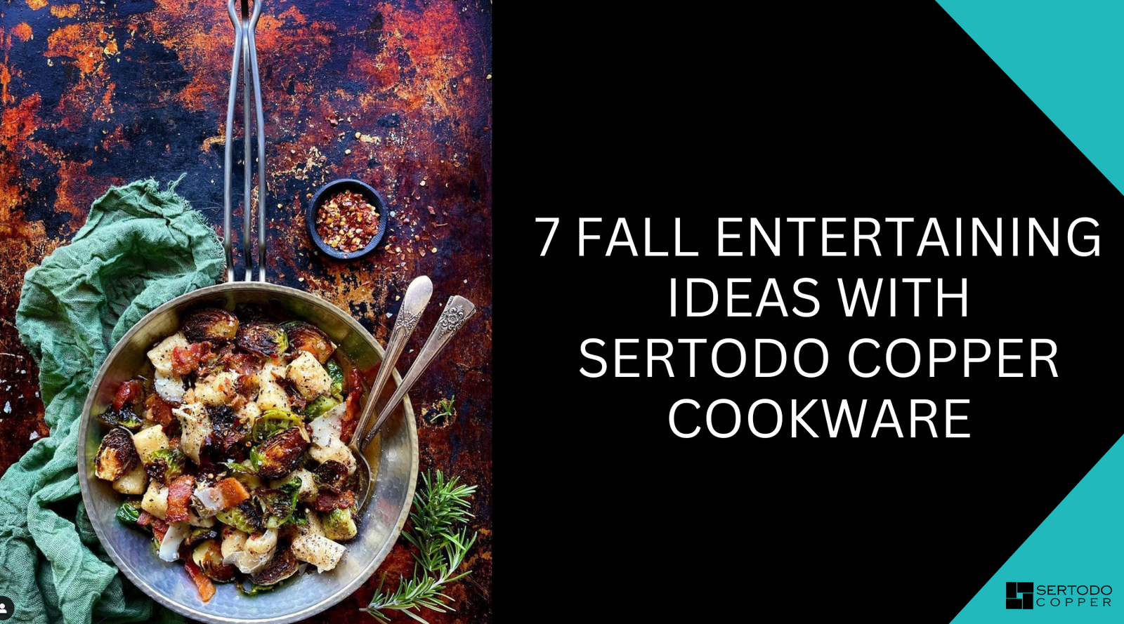 Fall entertaining ideas with copper cookware