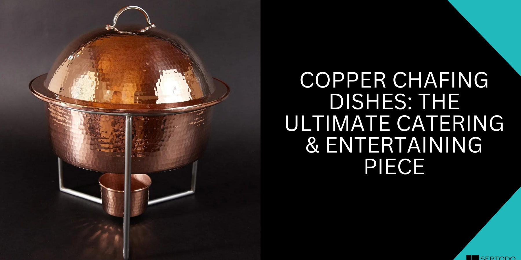 Hammered Copper Chafing Dish