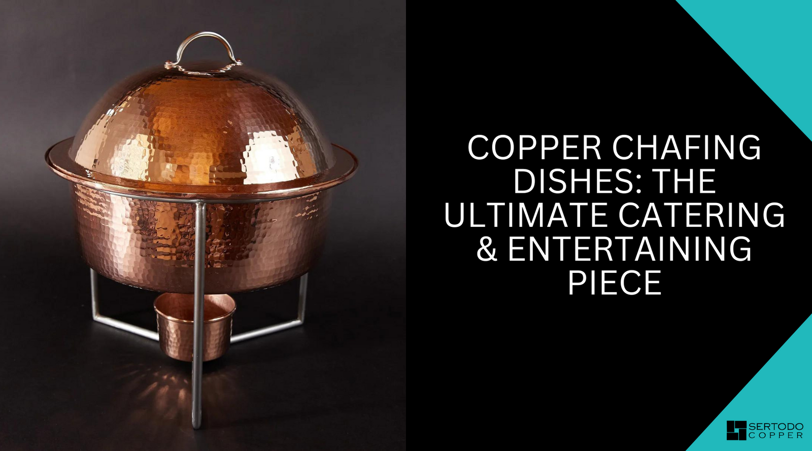 Hammered Copper Chafing Dish