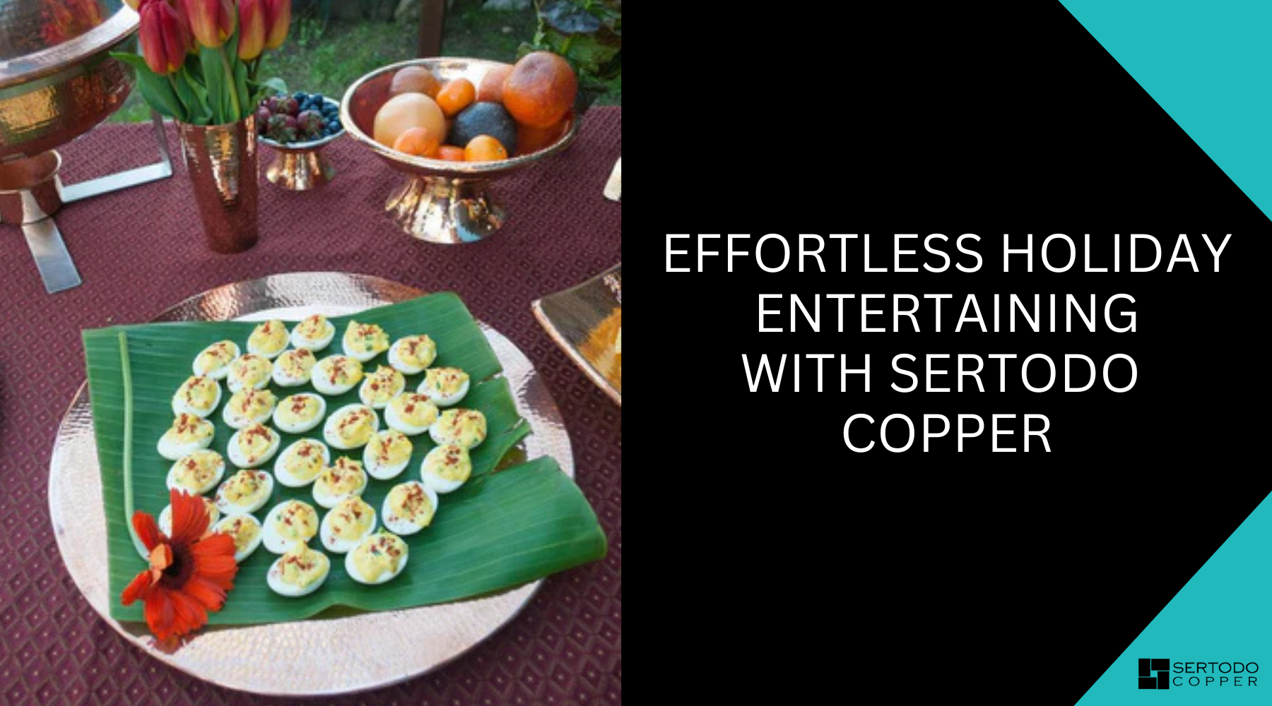 Holiday entertaining with copper