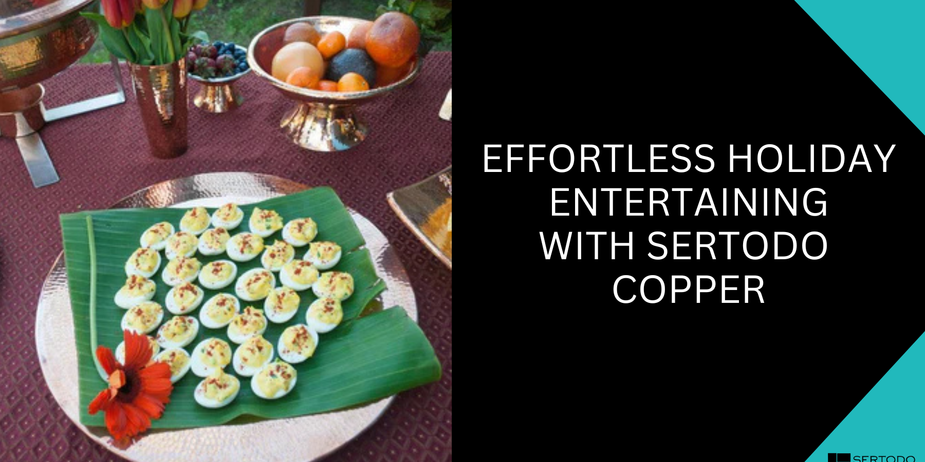 Holiday entertaining with copper