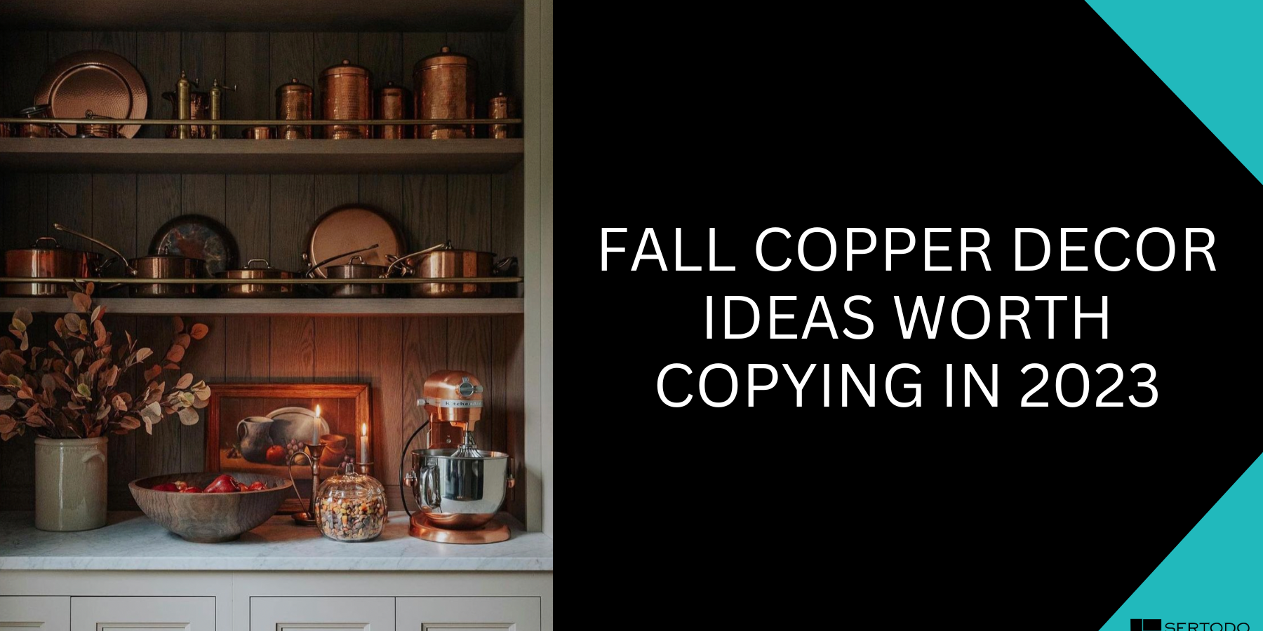 Fall copper decor ideas 