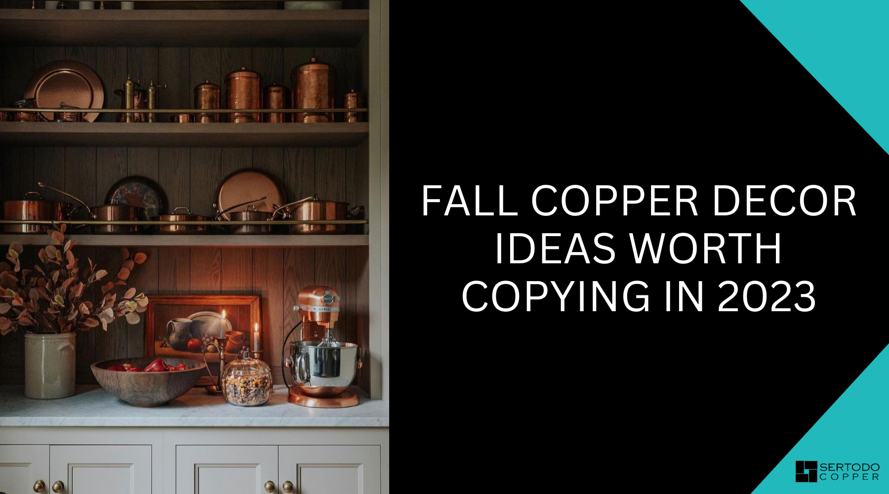 Fall copper decor ideas 