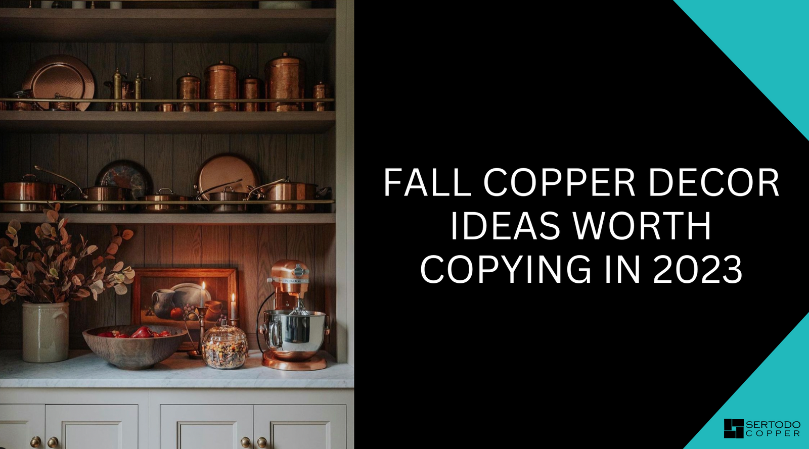 Fall copper decor ideas 