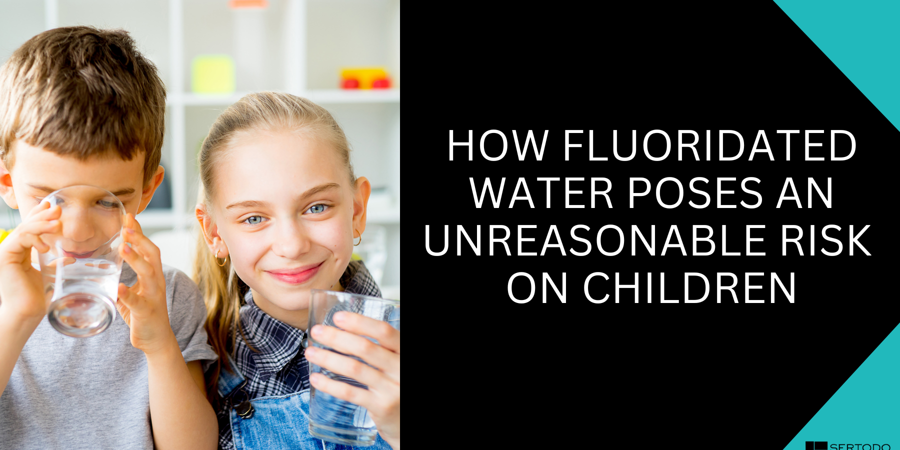 Fluoridated water unreasonable risk on children
