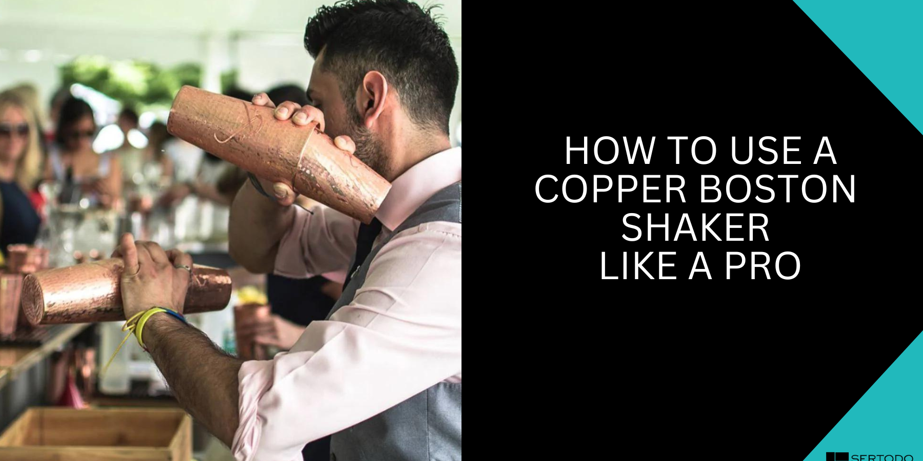 How to shake cocktails with a copper boston shaker