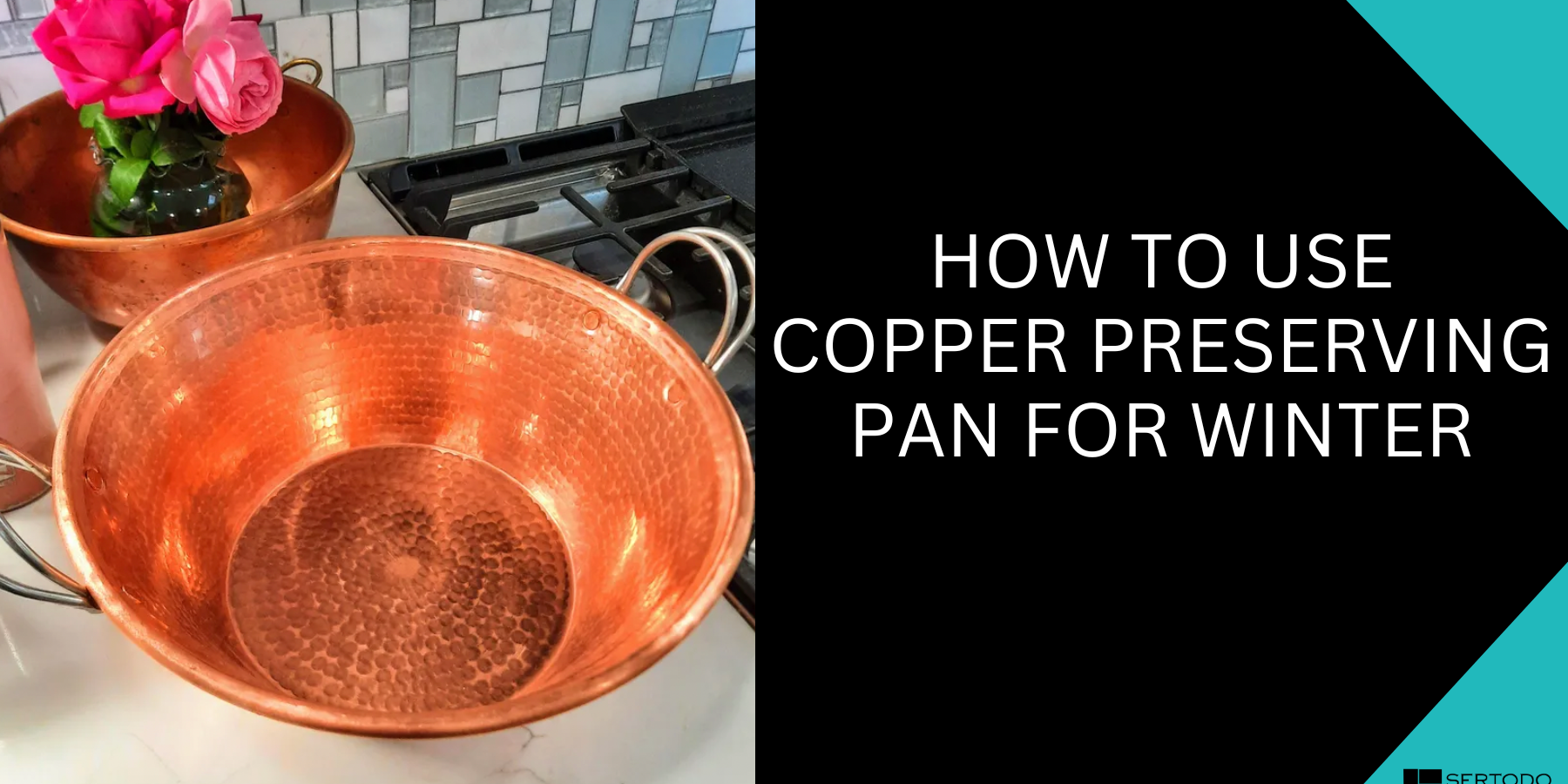 Copper preserving pan