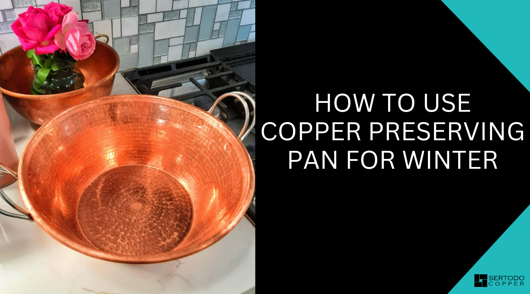 Copper preserving pan