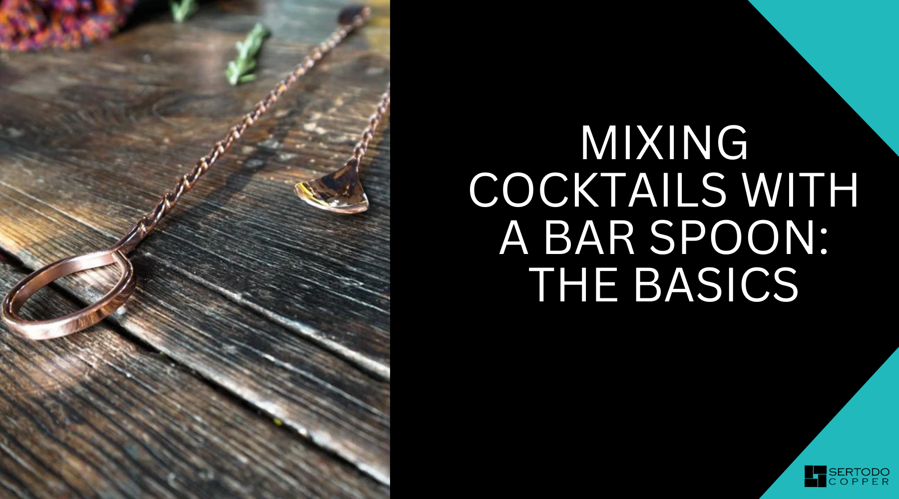 How to mix cocktails with a copper bar spoon