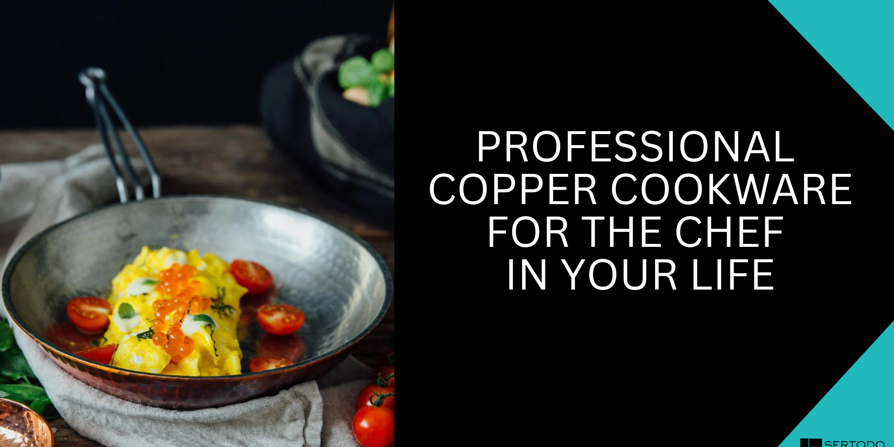 Professional copper cookware for the chef in your life