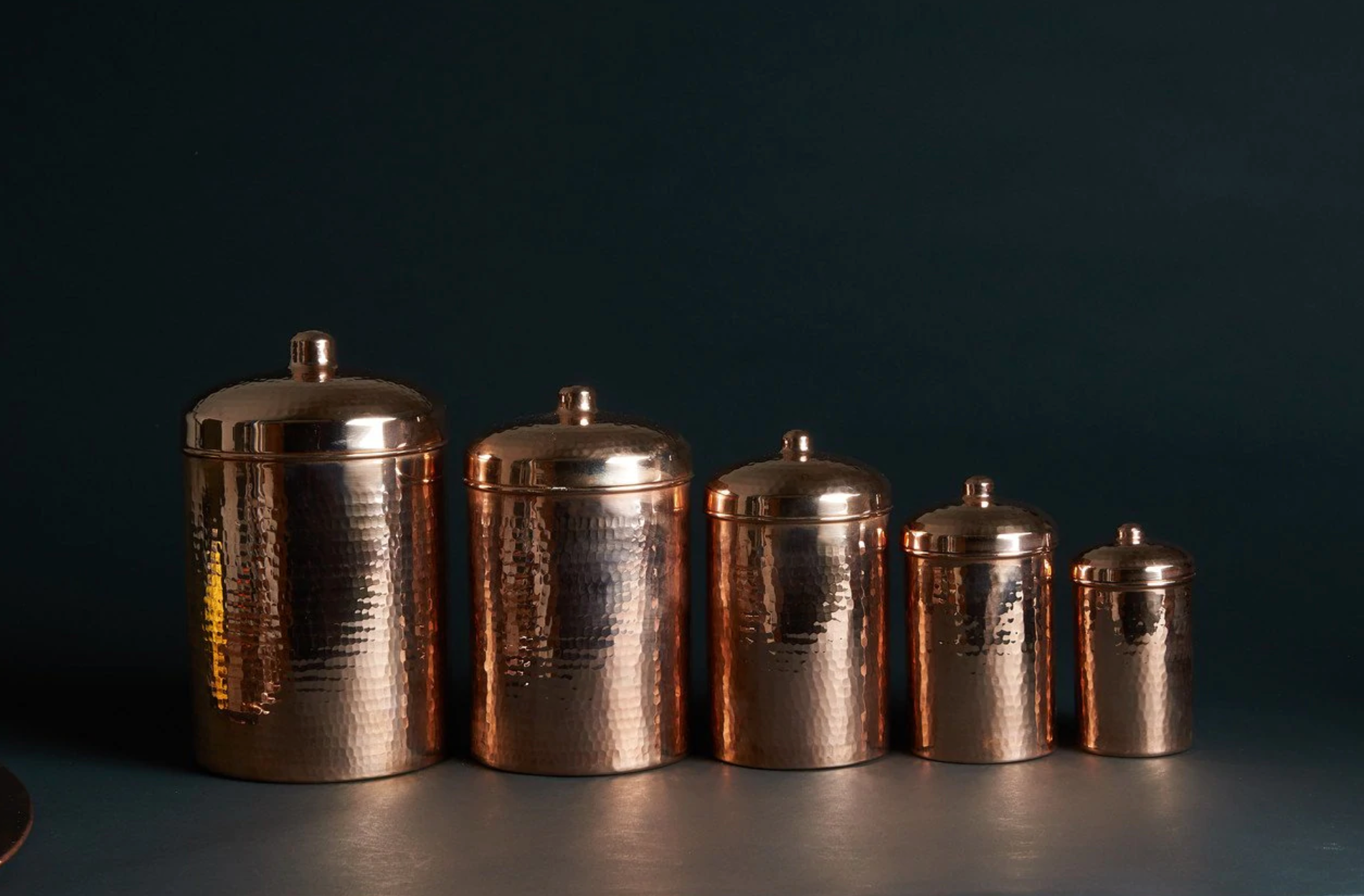 Copper Kitchenware Spotlight: Copper Canisters Set