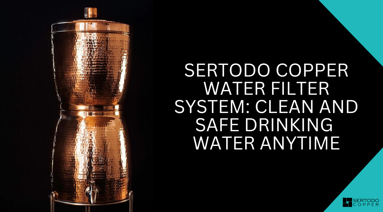 Choose our Copper Water Filter System for a safer alternative to tap water as your source of reliable drinking water.
