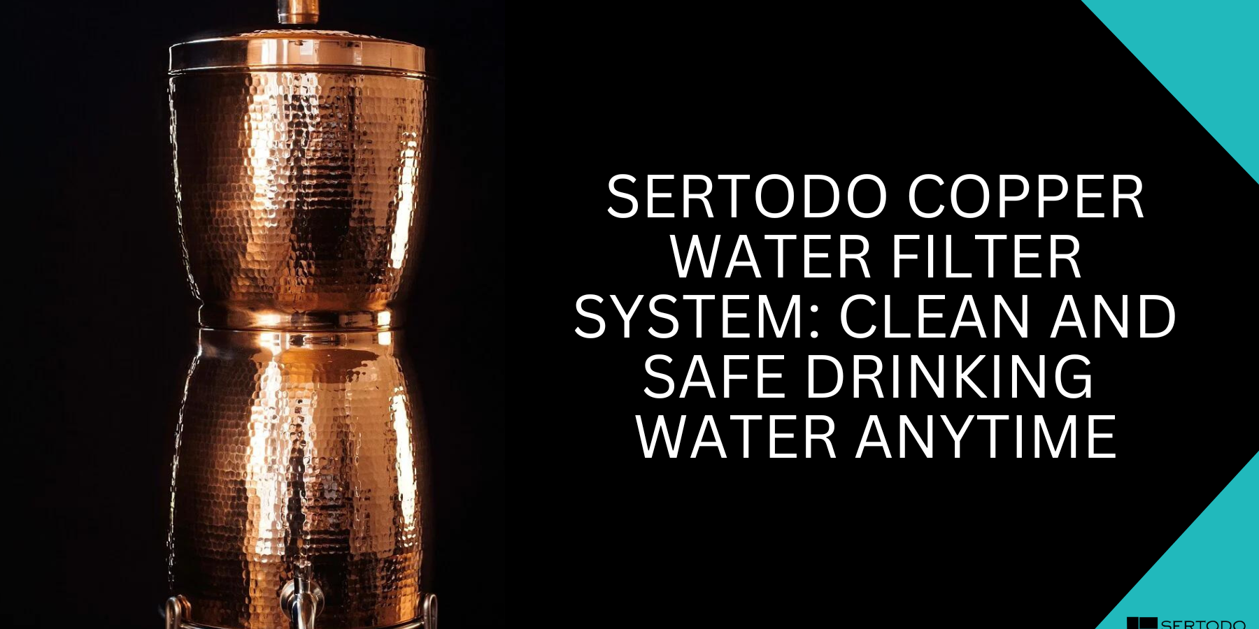 Choose our Copper Water Filter System for a safer alternative to tap water as your source of reliable drinking water.