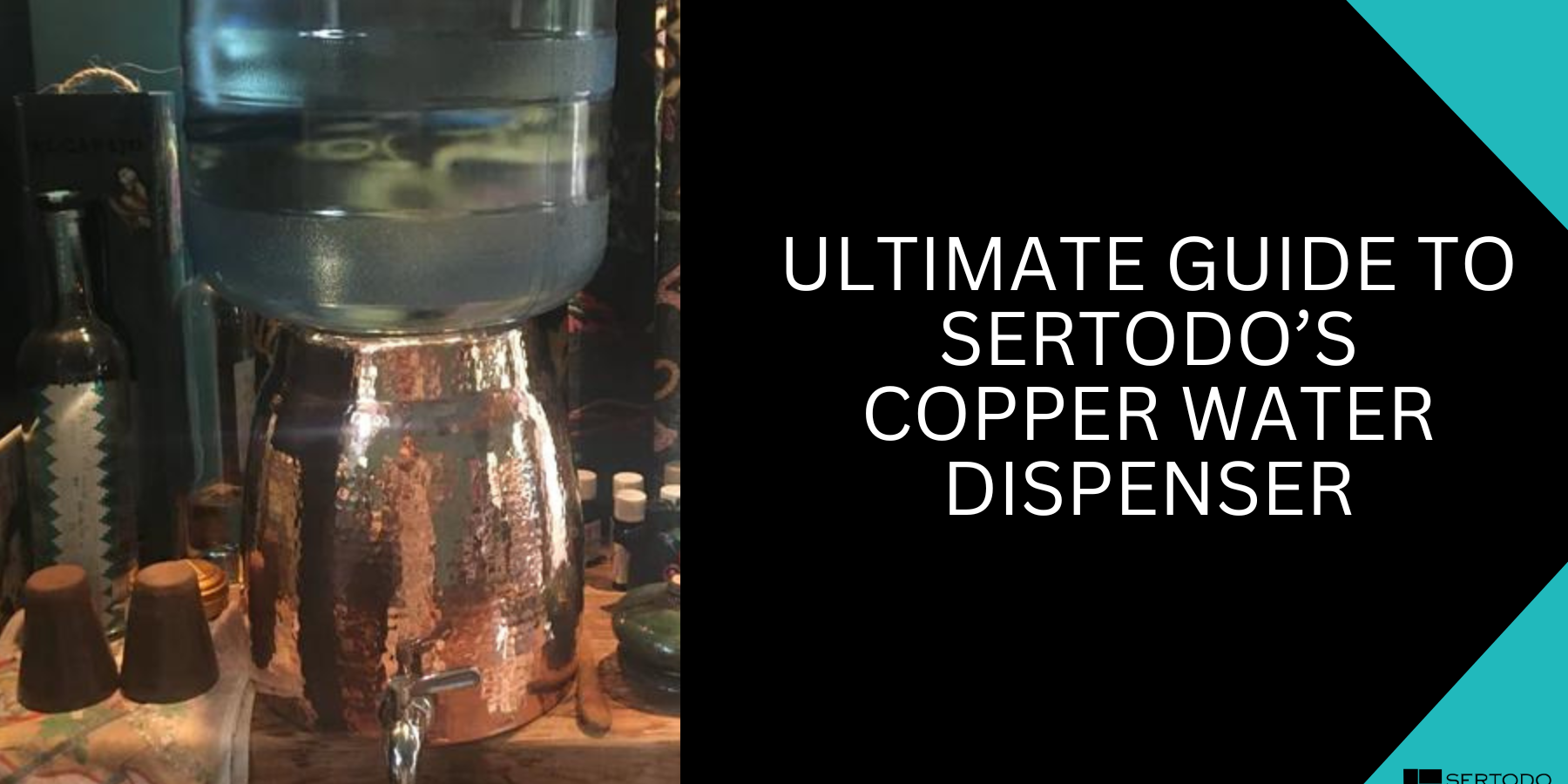Copper water dispenser made in USA