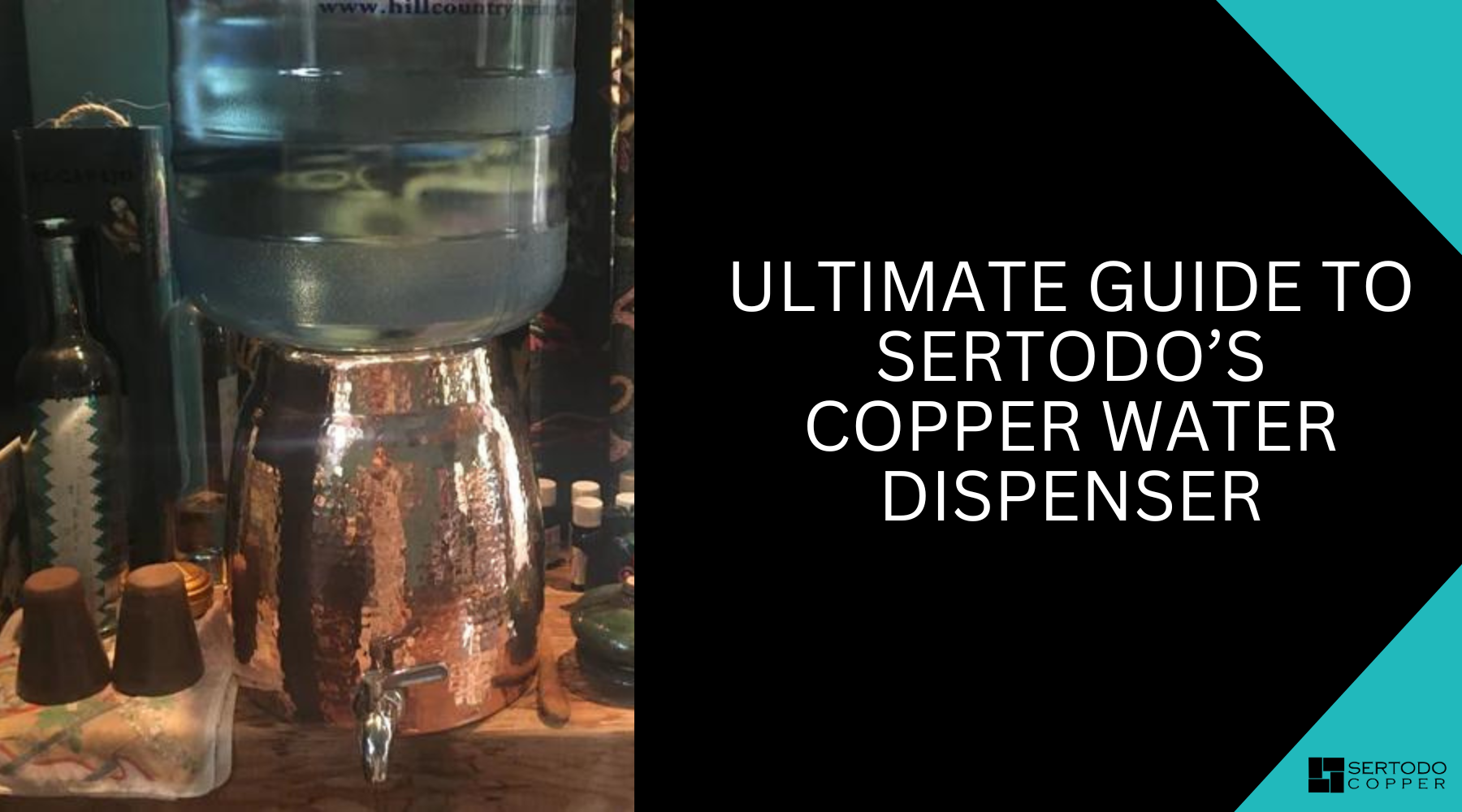 Copper water dispenser made in USA