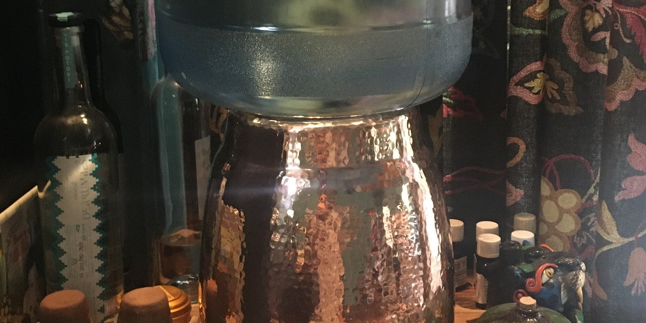 Copper Water Dispenser and Copper Water vs the Flu Shot