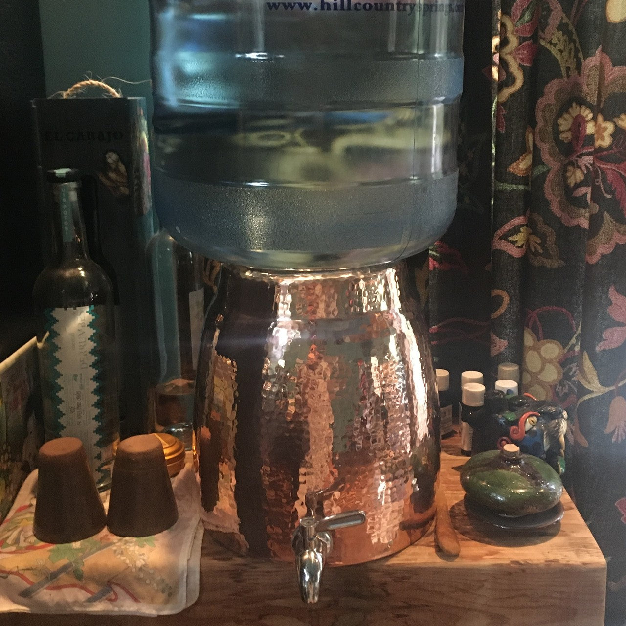 Copper Water Dispenser and Copper Water vs the Flu Shot