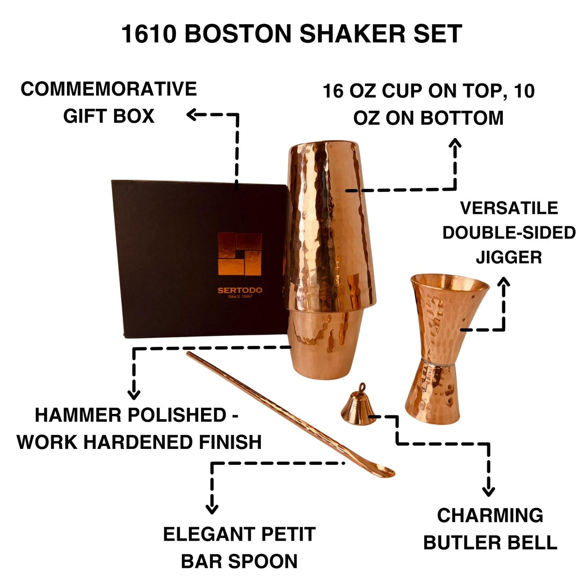 1610 Boston Shaker Set