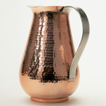 Copper Water Pitcher With Stainless Steel Handle