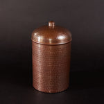 Copper Kitchen Compost Bin Patina Finish
