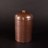 Copper Kitchen Compost Bin Patina Finish