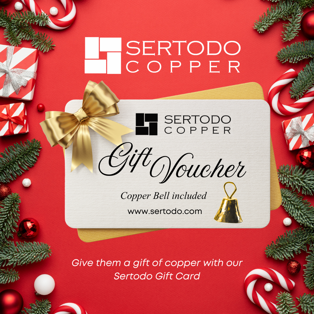 Sertodo Copper Gift Card-Mailed with a Copper bell