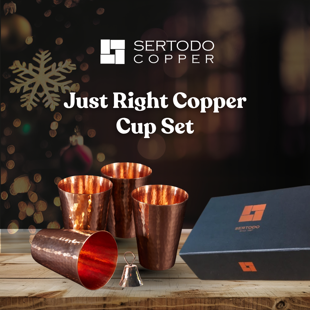 Holiday Just Right Copper Cup Set
