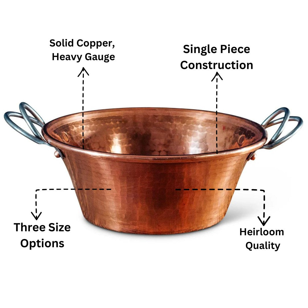 Hammered Copper Cookware Copper Jam Pan