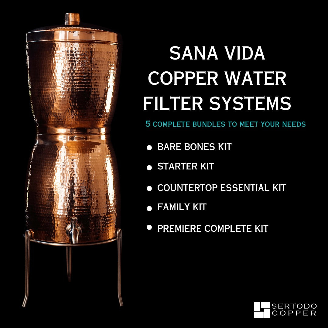 Sertodo copper water filter system