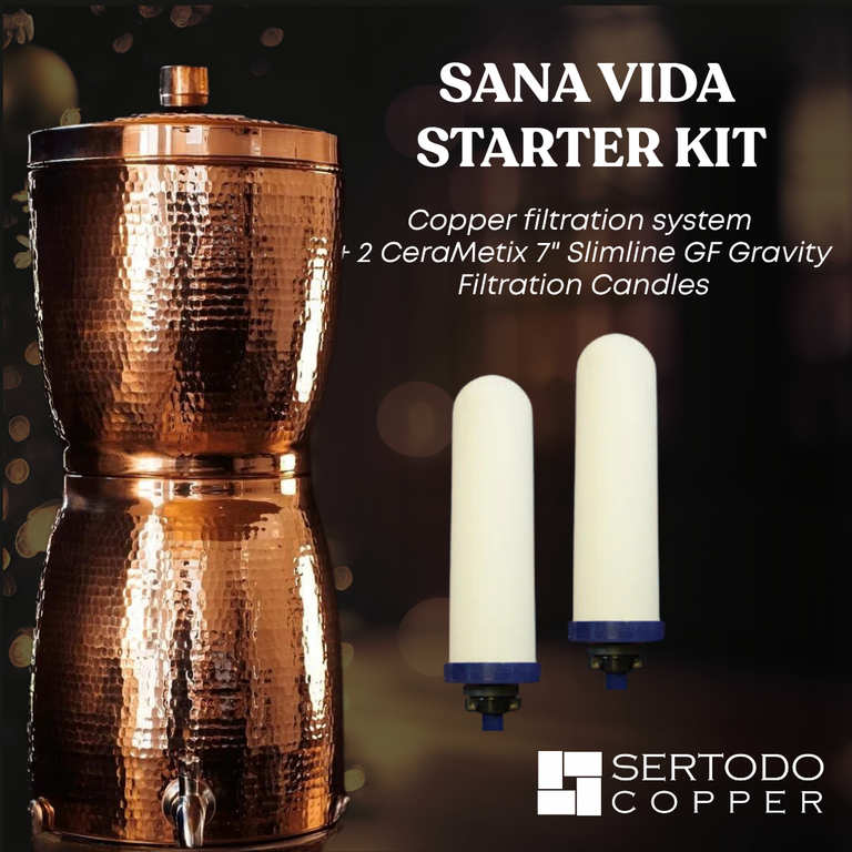 Sana Vida Copper Water Filtration Systems