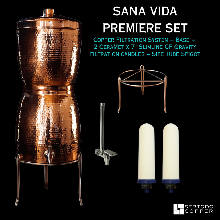 Sana Vida Copper Water Filtration Systems