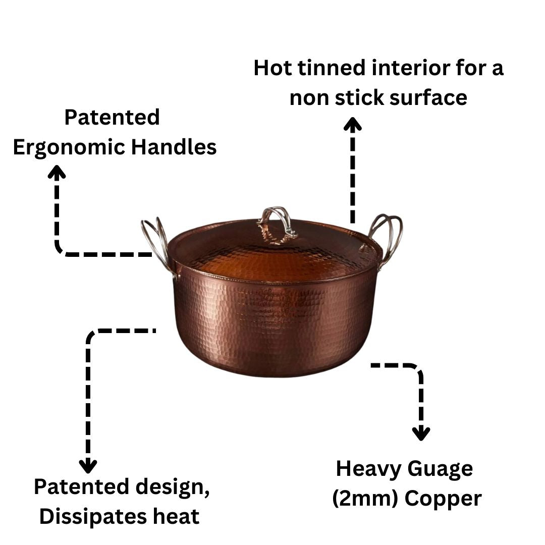 Beautiful and Big Copper Dutch Ovens