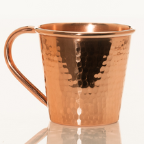 Solid Copper Mule Mugs Copper Handle 12 oz