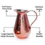 Sertodo Copper Water Pitcher