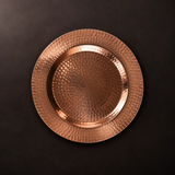 Thessaly 12 Inch Copper Charger Plate