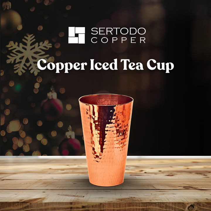 Copper Iced Tea Cup