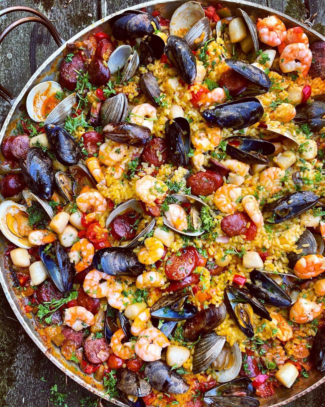 Sertodo Copper Paella Pan