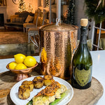 Extra large copper pot