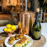 Extra large copper pot