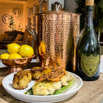 Extra large copper pot