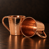 Solid Copper Mule Mug, Copper Handle, 12 oz
