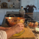 How to whisk egg whites in copper mixing bowls