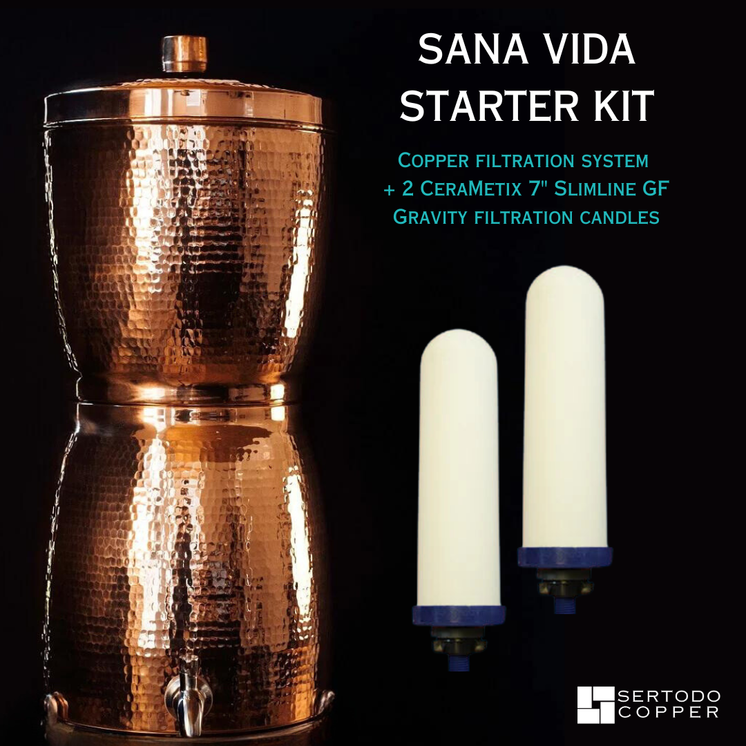 Sana Vida Copper Water Filtration Systems - Essentials Kit