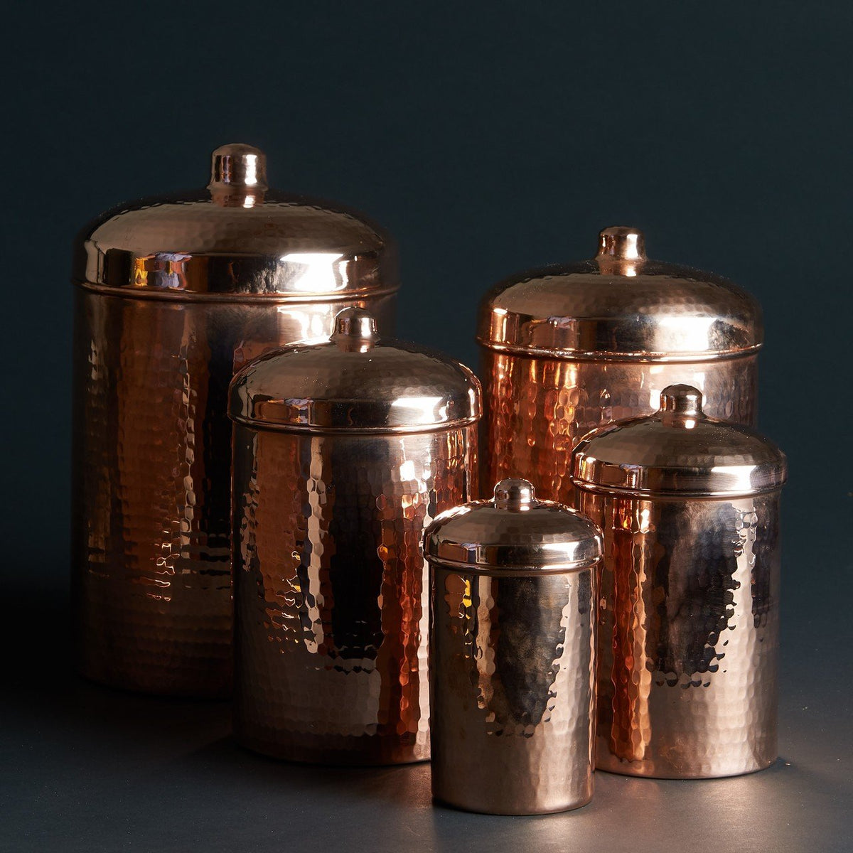 copper canisters kitchen