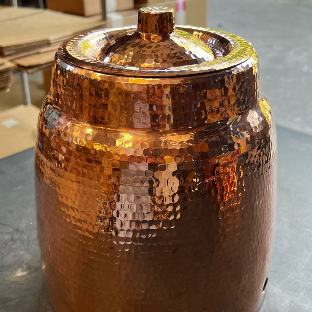 **SAMPLE**  Niagara Copper Water Dispenser with Lid