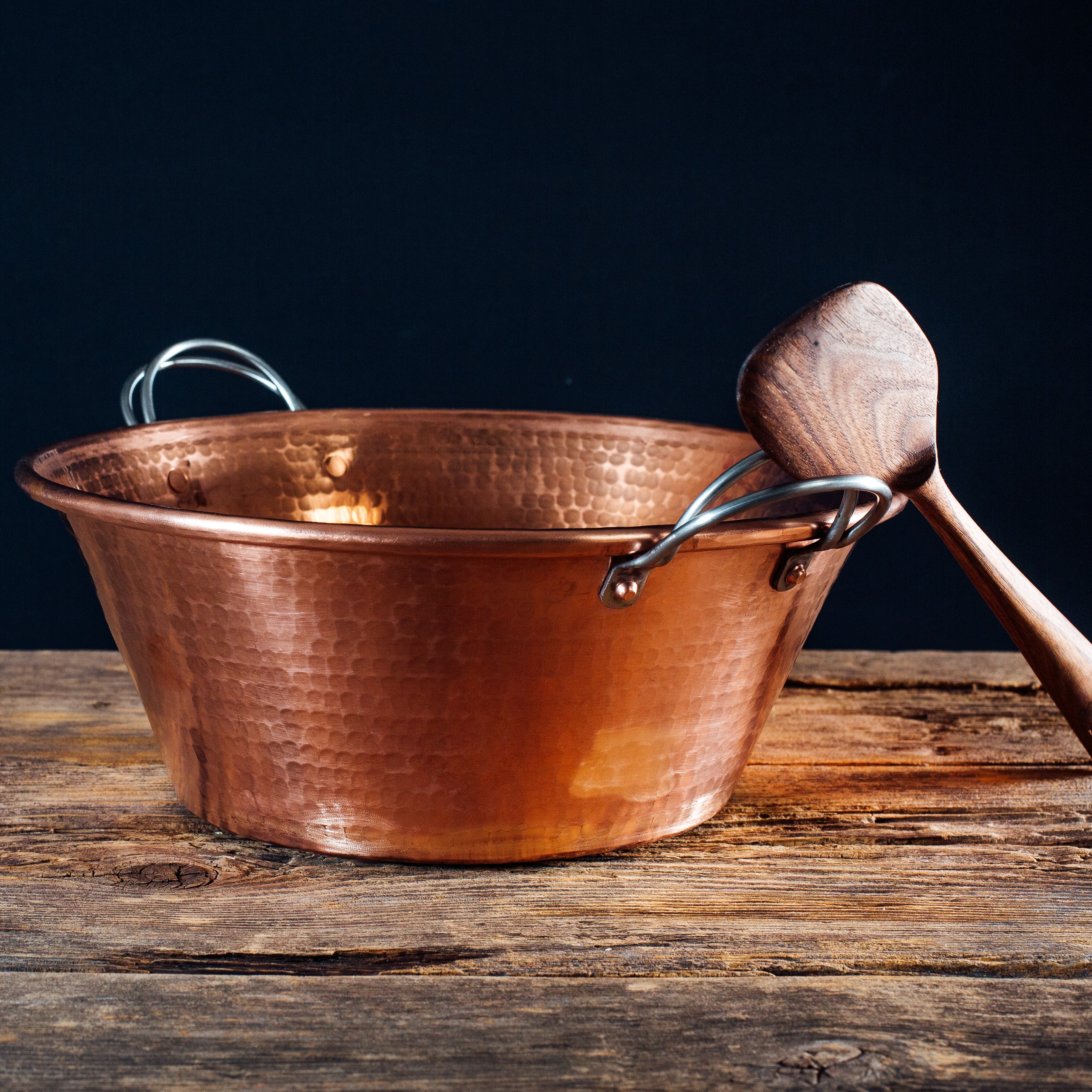 Copper Jam Pan Hammered Copper Cookware
