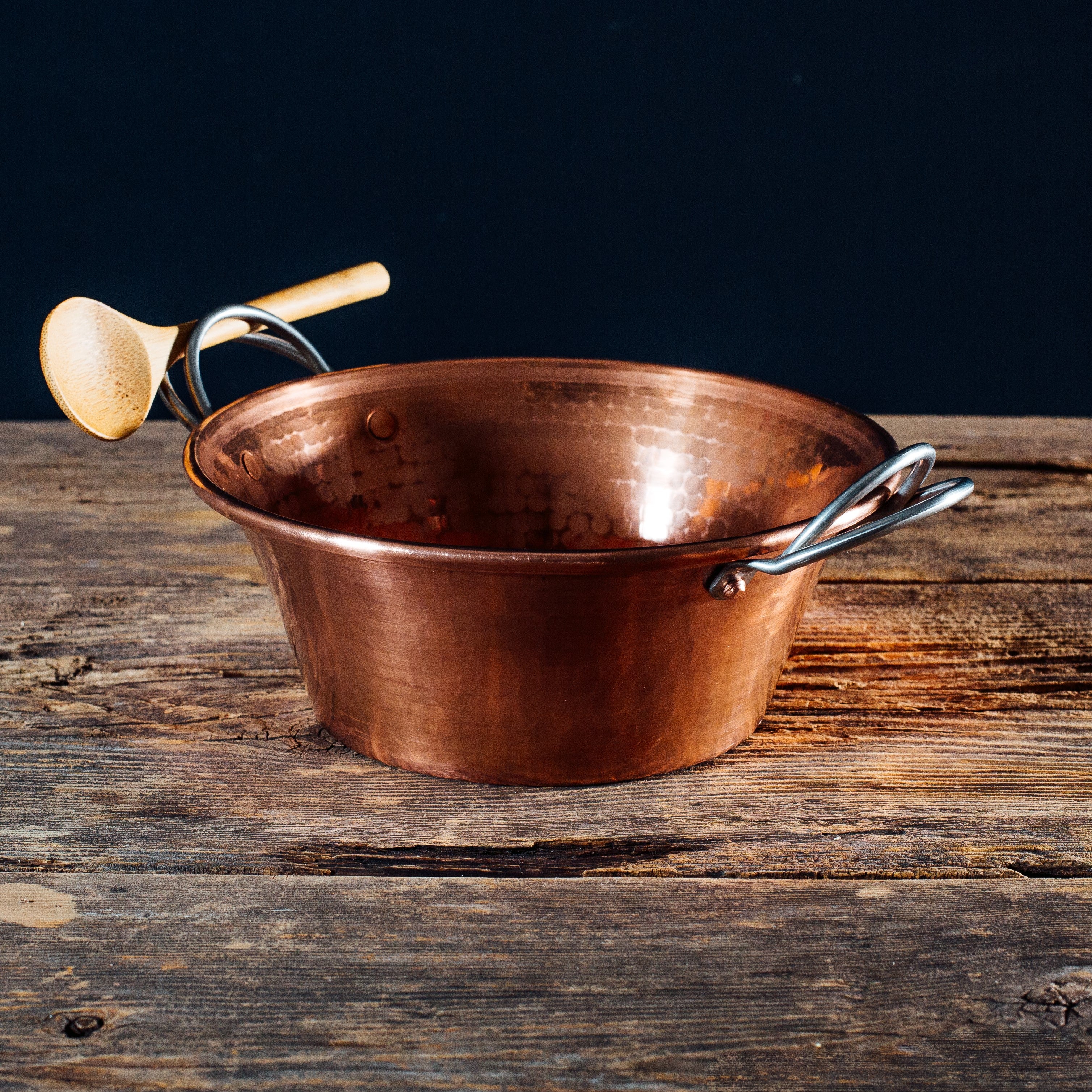 Copper Jam Pan Hammered Copper Cookware